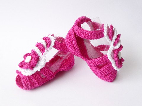 Babysandalen "La Fleur", Gr. 0 M. bis 12 M.