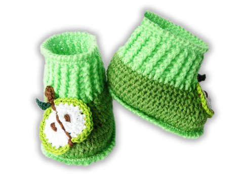 Babyschuhe "Äpfelchen", Gr. 0 bis 12 M.