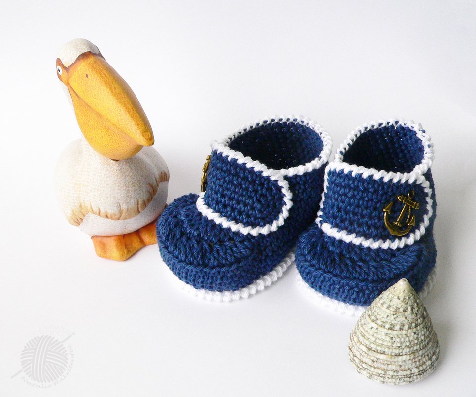 Baby shoes “Sailor”  Size: 0 m. to 12 m. - Image 3