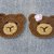 Bear applique crochet pattern