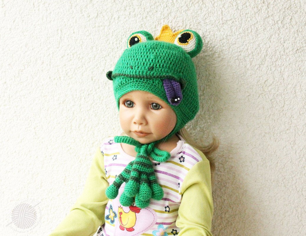 Kindermütze "Froschkönig (in)", alle Gr. - Bild 4