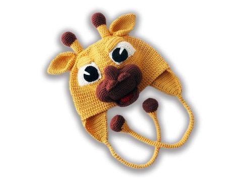 Kindermütze (Faschingmütze) "Giraffe", alle Gr.