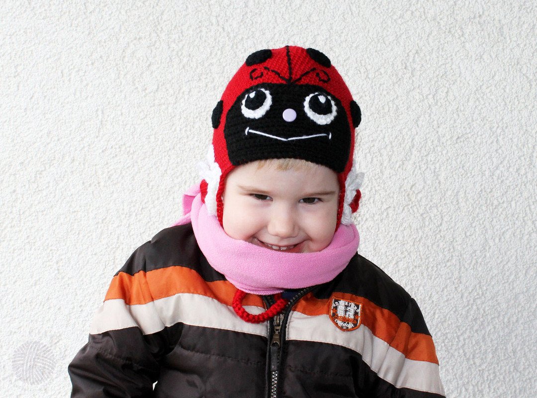 Children's hat "Ladybird", all sizes - Image 7