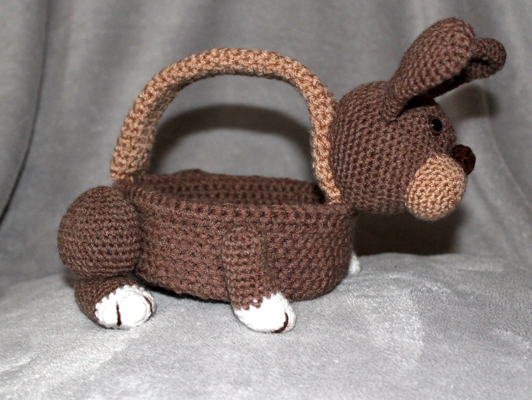 Osterkörbchen Hase - Häkelanleitung Ostern 2017 - Bild 2