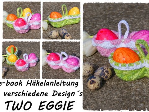 2er Eierkörbchen ✻ Two Eggie ✻,  in 2 verschiedenen Designs