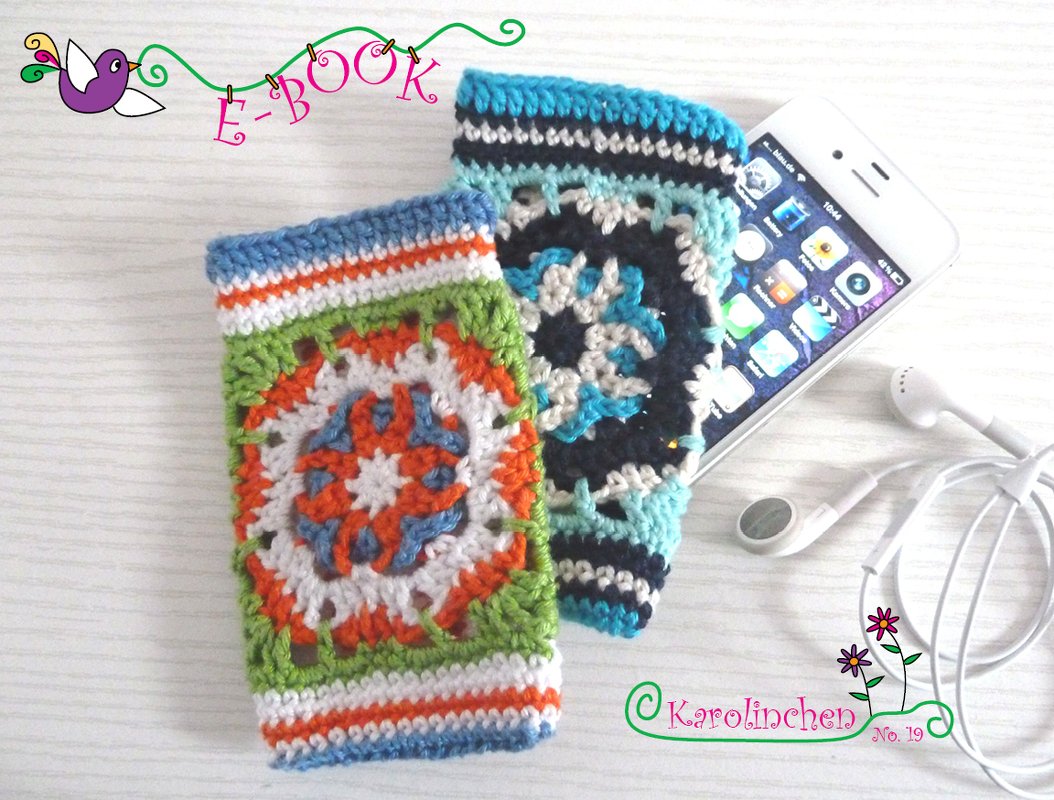 i-Phone / i-Pot Tasche - Häkelanleitung