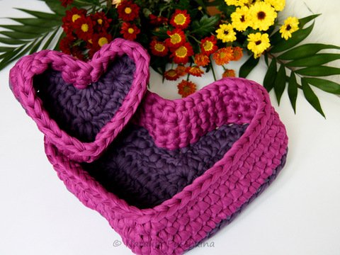 Häkelanleitung für Herz-Körbchen 'Comeback'