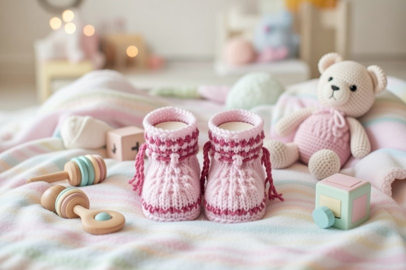 Strickanleitung Babyschuhe Luisa