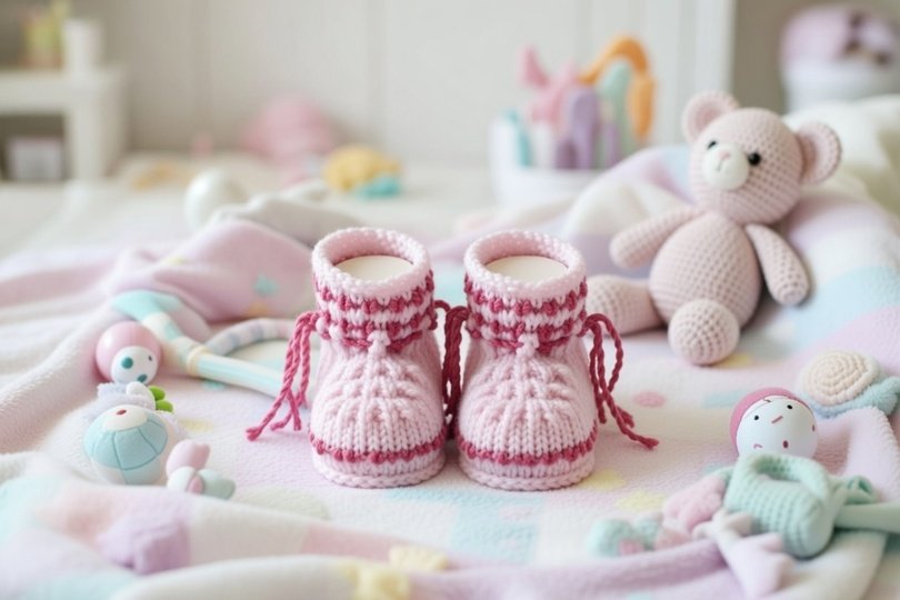 Strickanleitung Babyschuhe Luisa