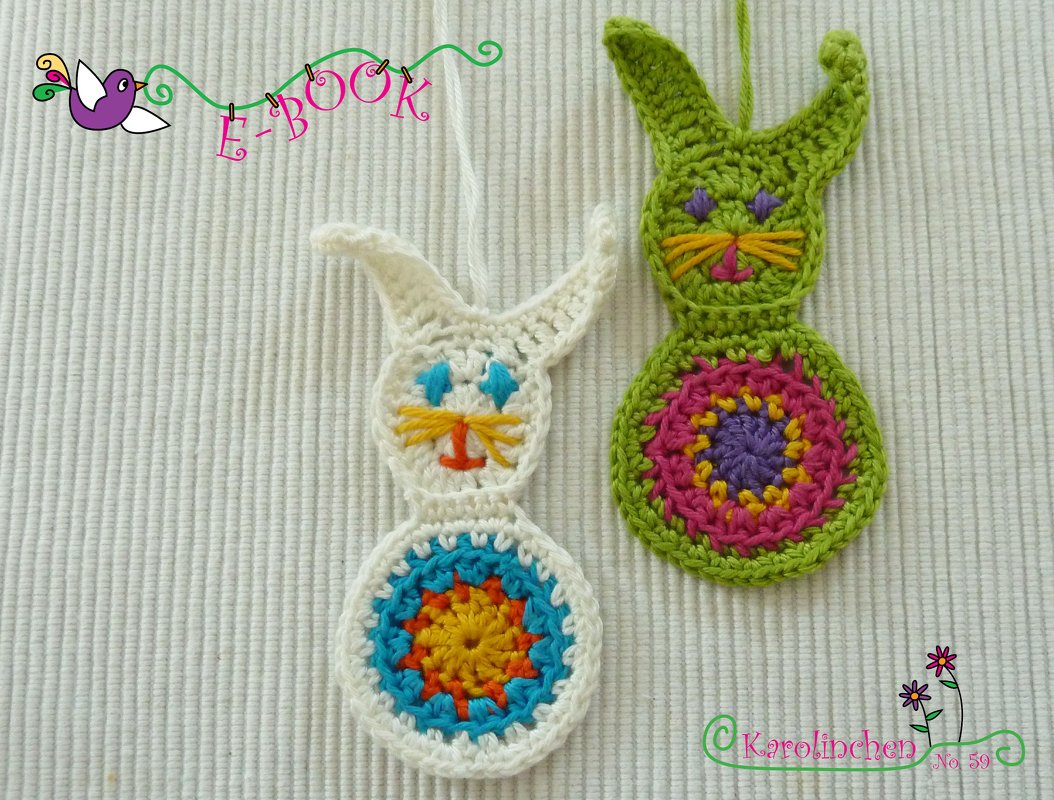 Osterhasen schnell gehäkelt