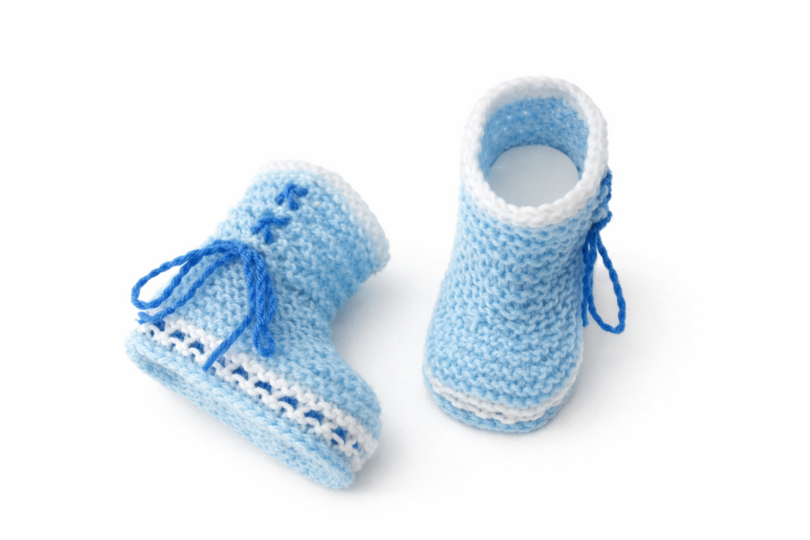 Strickanleitung Babyschuhe, Stiefel "Marie"