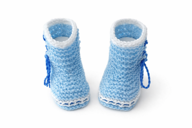 Strickanleitung Babyschuhe, Stiefel "Marie"