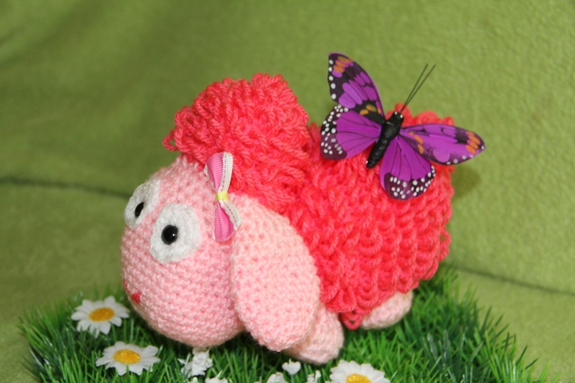 Häkelanleitung,Schäfchen Lilly, PDF