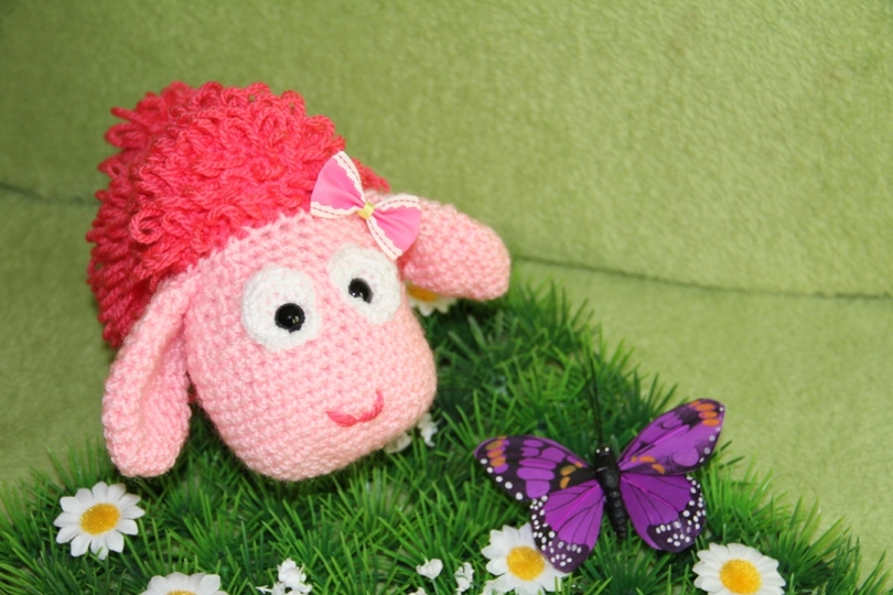 Häkelanleitung,Schäfchen Lilly, PDF