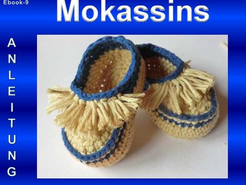 Baby Mokassins Häkelanleitung