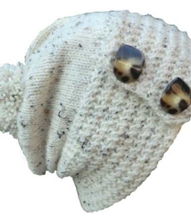 Beanie Mutze Mit Bommel Strickanleitung