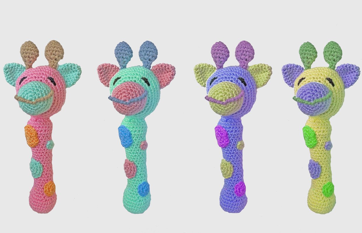 Giraffengreifling für Babys - Bild 2