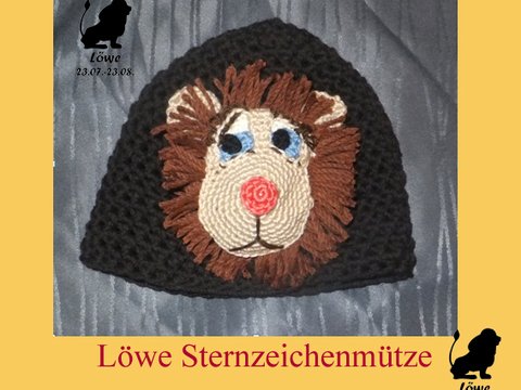 Löwe Sternzeichenmütze - Addon
