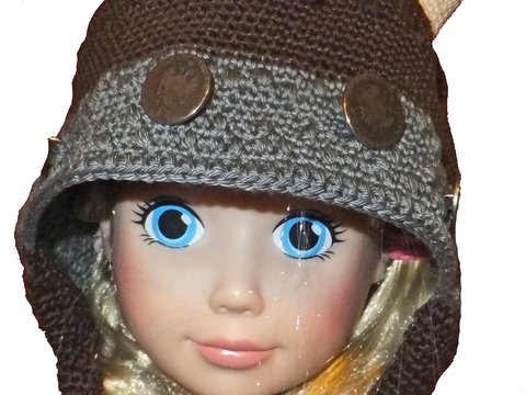 Häkelanleitung - Wikingermütze