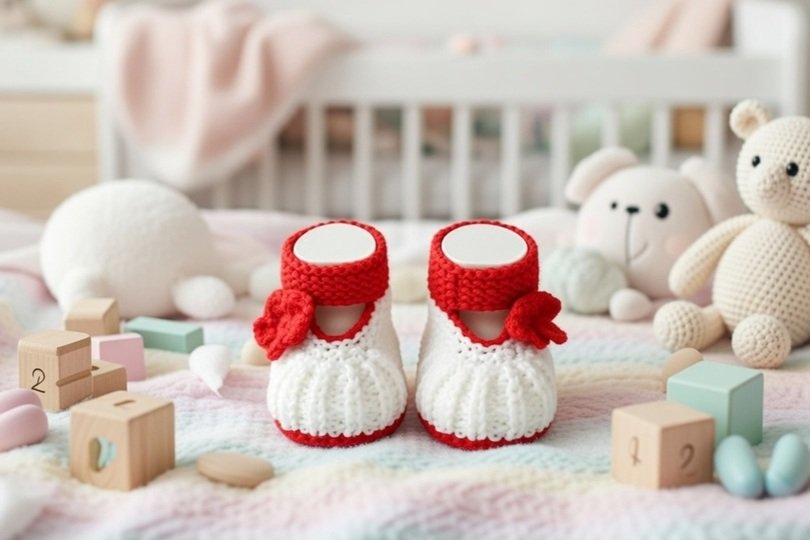Strickanleitung Babyschuhe Mona