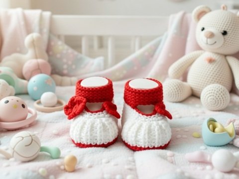 Strickanleitung Babyschuhe Mona