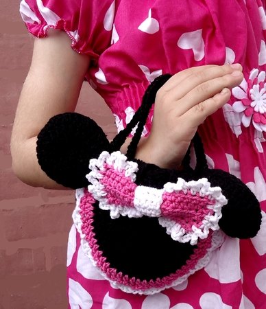Crochet Pattern Purse Miss Bow Mouse