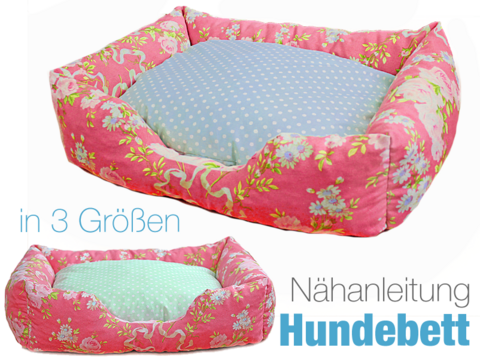 Nähanleitung Hundebett Hund Katze Bett Sofa ebook Katzenbett Kissen Schlafplatz