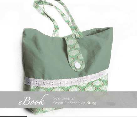 Nähanleitung Markttasche - Shopper Tasche inkl. Schnittmuster - Bild 2