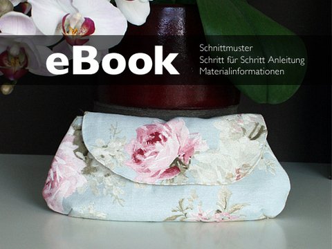 Clutch Kosmetiktasche Untensilo Nähanleitung Tasche Täschchen PDF