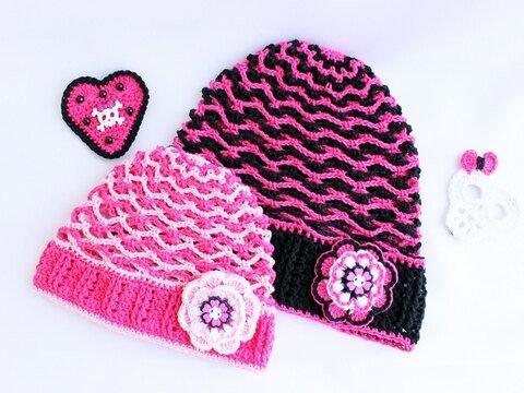 Sommermützen für Babys/Kinder "Cool Girl" (alle Größen)