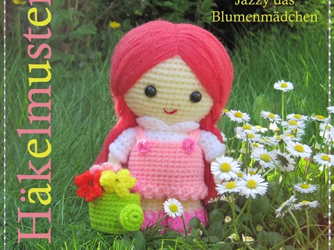 Jazzy the Flower Girl, Amigurumi Crochet Pattern
