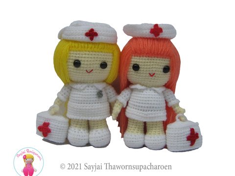 Jazzy die Krankenschwester, PDF Häkelanleitung