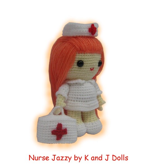 Jazzy die Krankenschwester, PDF Häkelanleitung