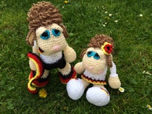 Häkelanleitung, Fan-Schäfchen-Set, PDF