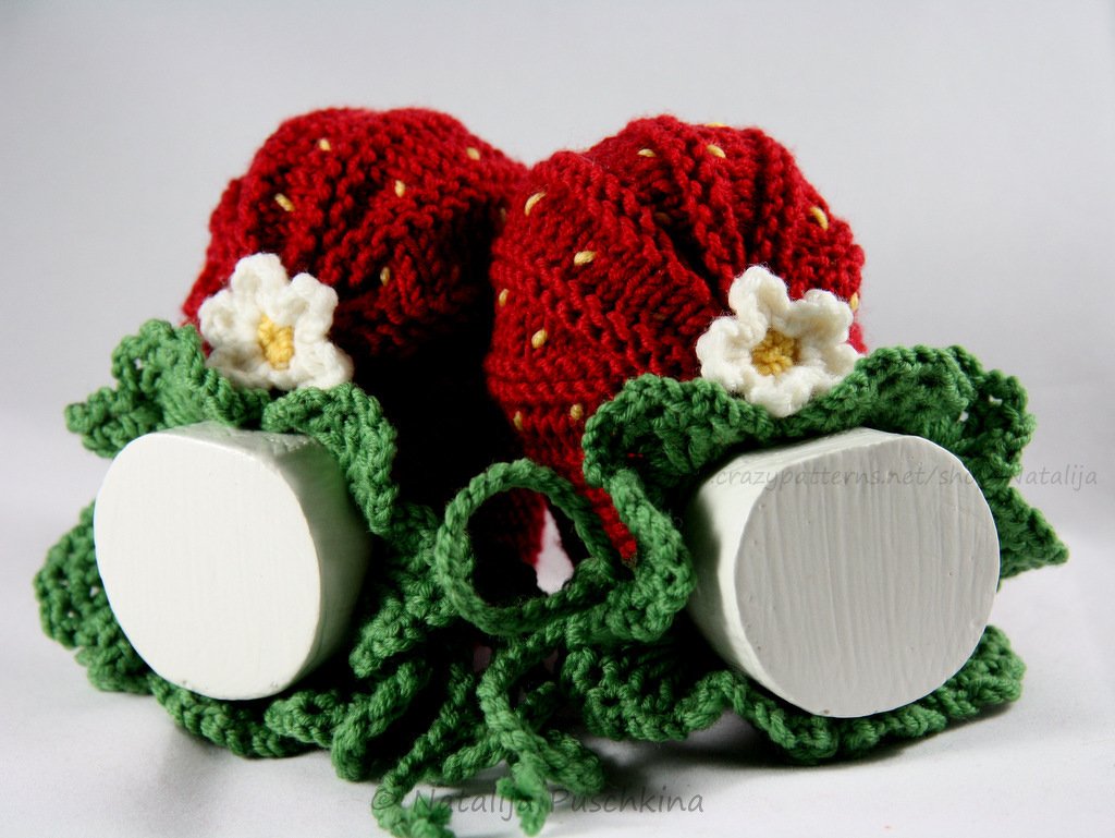 Strickanleitung f&uuml;r Baby Schuhe 'Z&auml;rtlichkeit' in 4 Designs - Bild 3