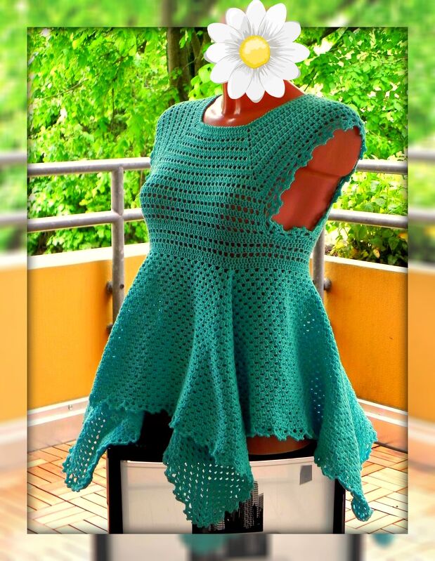 E-Book / PDF Häkelanleitung Sommertop / Tunika Boho - Bild 2