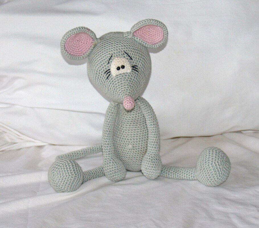 Maus Moni - Häkelanleitung / PDF - Häkeln