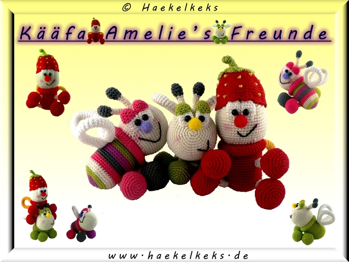Kääfa Amelie´s Freunde -- Häkelanleitung von Haekelkeks