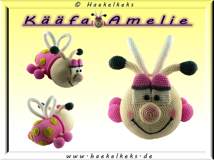 Kääfa Amelie -- Häkelanleitung von Haekelkeks