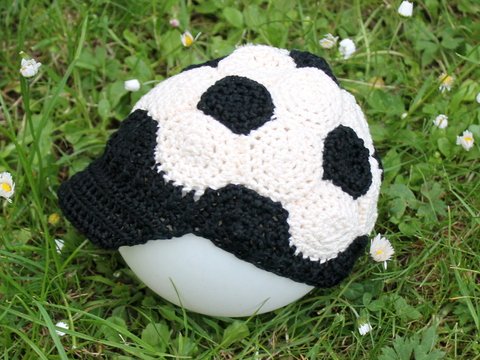 Fußballcappie Sommermütze in Größe 40- 55 cm