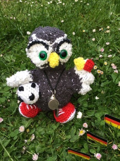 Häkelanleitung, Schiedsrichter Eule, PDF