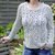 "Joyce" - Sommerpullover mit Zopfmustern