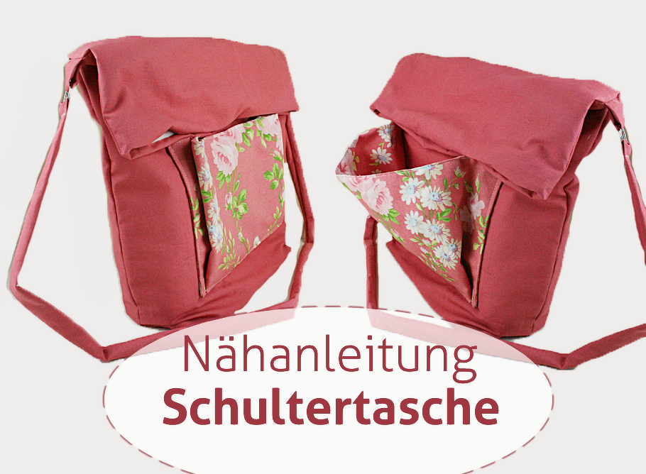 Nähanleitung Schultertasche / Einkaufstasche