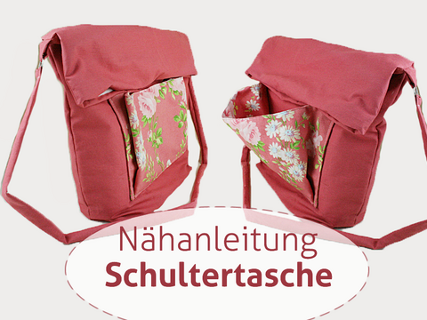 Nähanleitung Schultertasche / Einkaufstasche