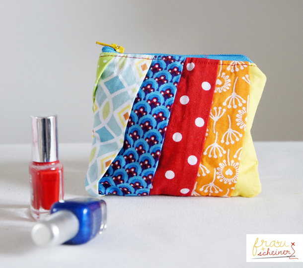 Taschenset Umhängetasche, Kosmetiktasche und Portemonnaie