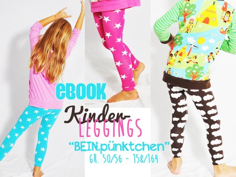 E-Book #55 - kids leggings "BEIN.pünktchen"