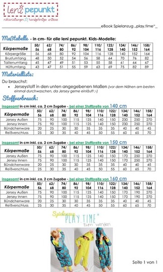 E-Book #56 - Wende-Spielanzug "play.time"