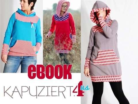 E-Book #60 - Damen Hoodie "KAPUZIERT.4us"