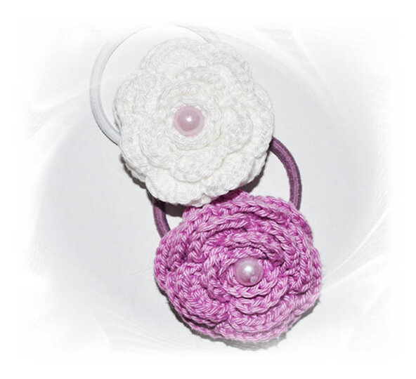 E-Book - Häkelanleitung - Rose - Häkelrose - Wm - Fußball - Haargummi