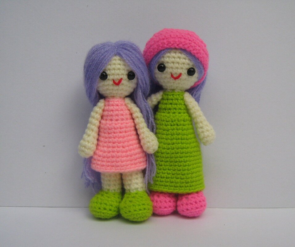Sunshine girls, PDF  Crochet Pattern in English and German - Image 5